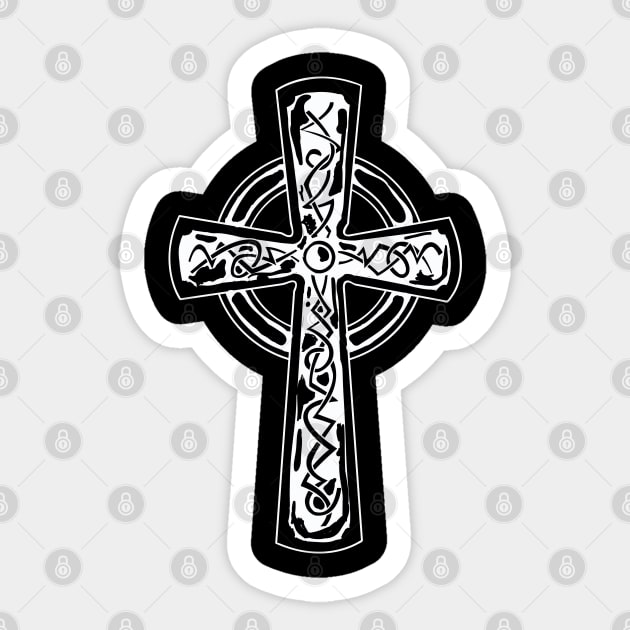 Cross 14 Great for Mask Sticker by Verboten